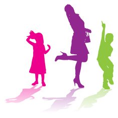 Vector silhouette of family N472