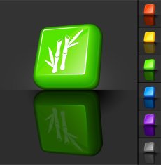 bamboo 3D button design