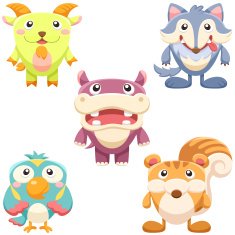 cute animal collection N14