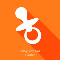 Baby's dummy sign icon N2