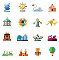Amusement Park Icons N5