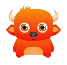 Cute animal character