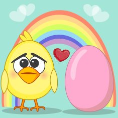 Chicken and flower N2