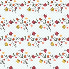 Floral seamless pattern Flowers background N5