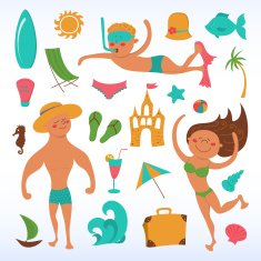 Vector travel icons