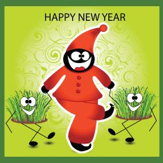 New Year Greeting Card N26