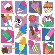 ice cream pattern N2
