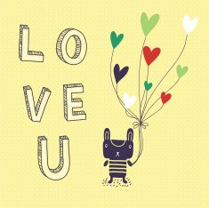 valentine's day greeting card N10