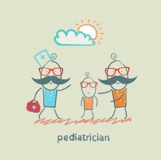 pediatrician takes dad with a sick child N2