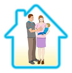 Family home concept