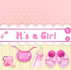 Baby shower card N237