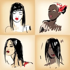 Beautiful girls set N2