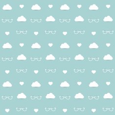 Baby background Blue concept