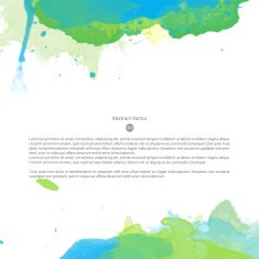 Vector watercolor template N135