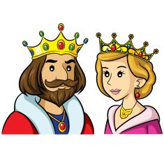 King Queen Cartoon