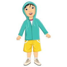 little boy vector illustration N2