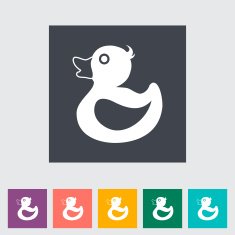 Duck flat icon N2