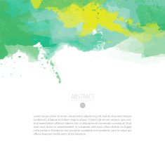 Vector watercolor template N139