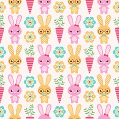 seamless rabbits pattern N6