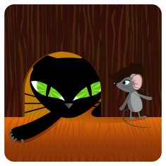 Trapped mouse
