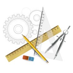 Drawing tools Vector illustration N2