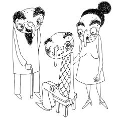 Family portrait (outlines)