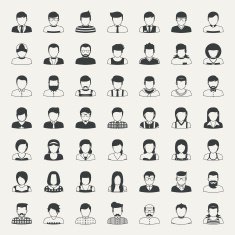 Business icons and people N2