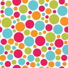 seamless colorful dots vector pattern background