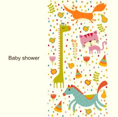 baby shower card with place for text N5