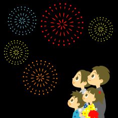 Fireworks display in Japan N2
