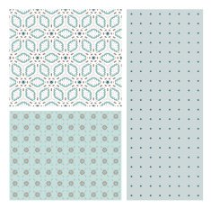 Vintage seamless patterns N3