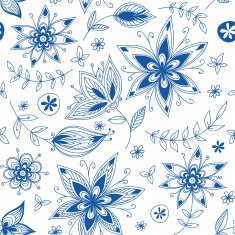 Seamless texture with flowers N8