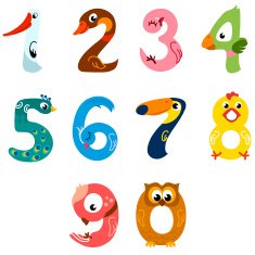 Numbers like birds