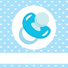 Blue Pacifier Design