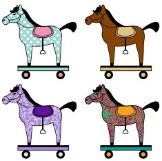 toy horses