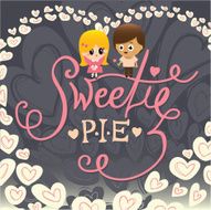 Sweetie Pie Greetings Card