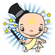 New Years Baby Magician