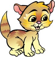 brown kitten