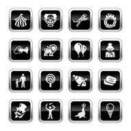 Supergloss Black Icons - Circus