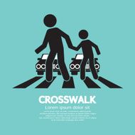 Crosswalk Graphic Sign