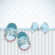 Baby boy shower card N144