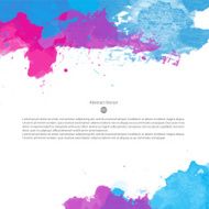 Vector watercolor template N144