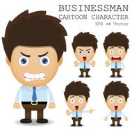Businessman cartoon character EPS 10 vector N17