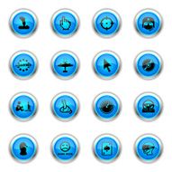 Blue Icons - Computer Gaming