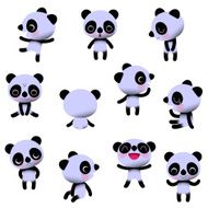 Cute Little Pandas