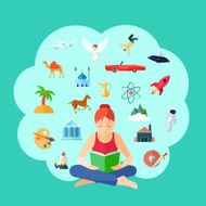Reading Concept Illustration