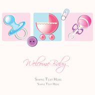 invitation baby card