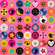 fun cartoon pattern N10