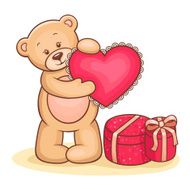Teddy Bear With Heart N6