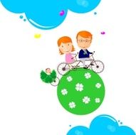 Family&#039;s earth background